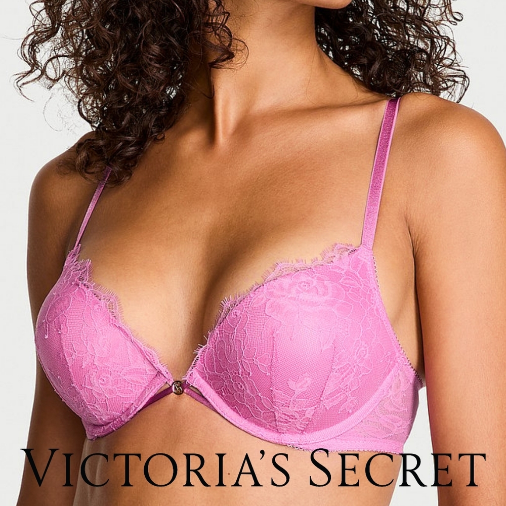 Victoria's Secret Pink Lace Demi Push-Up Bra